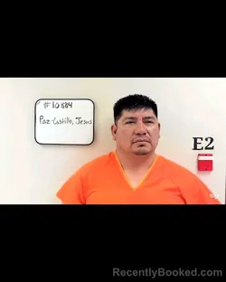 Mugshot of JESUS PAZ-CASTILLO booked in Reagan County, Texas on April 26, 2026