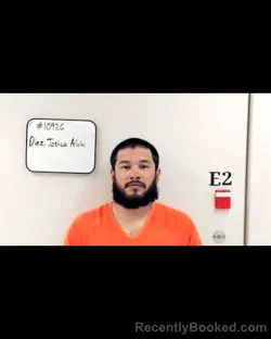 Mugshot of JOSHUA ALVIN DIAZ booked in Reagan County, Texas on July 19, 2026