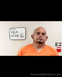 Mugshot of Victor Juan Villa booked in Reagan County, Texas on October 24, 2026