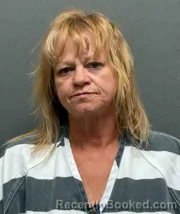 Mugshot of Mary Diane Rodriguez booked in Real County, Texas on August 9, 2026