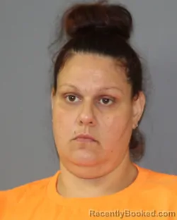Mugshot of SARAH ELIZABETH DEAN TEAS booked in Red River County, Texas on May 18, 2026