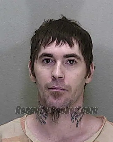 Booking photo from Marion County, Florida