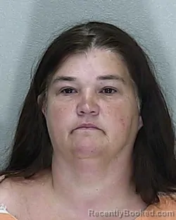 Mugshot of VIOLET MCCARTHY booked in Marion County, Florida on April 16, 2026