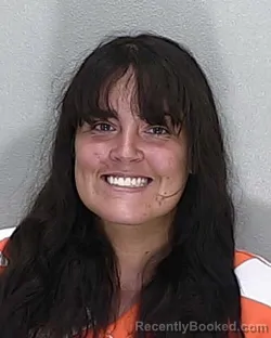 Mugshot of ASHLEY MARIE WEBBER booked in Marion County, Florida on April 18, 2026