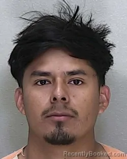 Mugshot of JAVIER BAUTISTA-RAMOS booked in Marion County, Florida on April 18, 2026