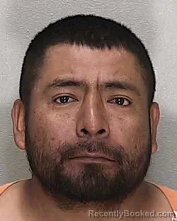 Mugshot of MARCOS RAMOS BAUTISTA booked in Marion County, Florida on April 18, 2026