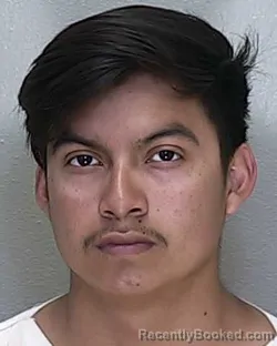 Mugshot of BRANDO YAHIR ROBLERO RODAS booked in Marion County, Florida on April 18, 2026