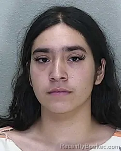 Mugshot of ZOPHIA VALDERRAMA booked in Marion County, Florida on April 18, 2026