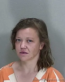 Mugshot of ASHLEY REBECCA MCMULLAN booked in Marion County, Florida on April 19, 2026