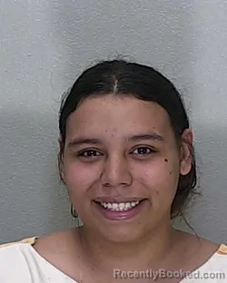 Mugshot of CRYSTAL MARIE SANTIAGO-ZAVALA booked in Marion County, Florida on April 19, 2026