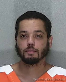 Mugshot of ADAM EDWARD PADILLA booked in Marion County, Florida on April 20, 2026