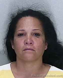 Mugshot of ROSA V PELLOT CRUZ booked in Marion County, Florida on April 20, 2026