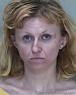 Mugshot of AUTUMN EMBER MATHES booked in Marion County, Florida on April 20, 2026
