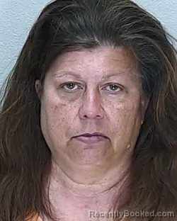 Mugshot of DANIELLE LEE WARNOCK booked in Marion County, Florida on April 21, 2026