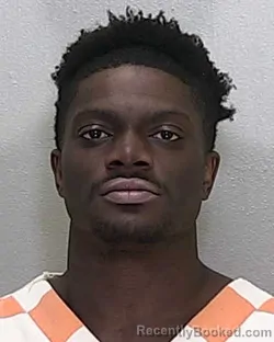 Mugshot of BRANDON XAVIER JONES booked in Marion County, Florida on April 21, 2026