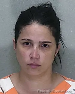 Mugshot of GINESSE MARIE AMBROSIANI RODRIGUEZ booked in Marion County, Florida on April 22, 2026
