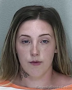 Mugshot of JADYNN MARIE-LEIGH WOODS booked in Marion County, Florida on April 22, 2026