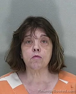 Mugshot of SHELLY ANN BLOWERS booked in Marion County, Florida on April 22, 2026