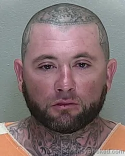 Mugshot of MICHAEL DAVID EVANS booked in Marion County, Florida on April 25, 2026