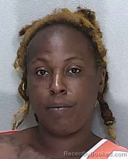 Mugshot of SHERANTA MARIE WILSON booked in Marion County, Florida on April 27, 2026