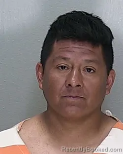 Mugshot of ANTONIO ROJAS MENDOZA booked in Marion County, Florida on April 30, 2026