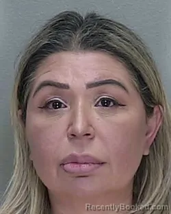 Mugshot of AURA MAYORGA booked in Marion County, Florida on May 6, 2026