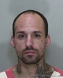 Mugshot of DAMIAN MICHAEL GENSLER booked in Marion County, Florida on May 7, 2026