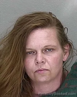 Mugshot of CHRISTINE JOELENE MORGAN booked in Marion County, Florida on May 8, 2026