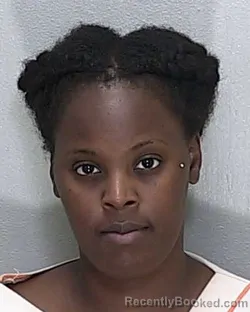 Mugshot of TA'BRIA AJIRE WOODEN booked in Marion County, Florida on May 13, 2026