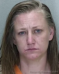 Mugshot of AMBER DELANE WILLIAMS booked in Marion County, Florida on May 14, 2026