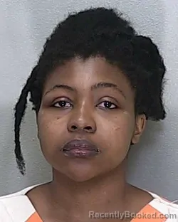 Mugshot of JADA EVINA-ZE booked in Marion County, Florida on June 3, 2026