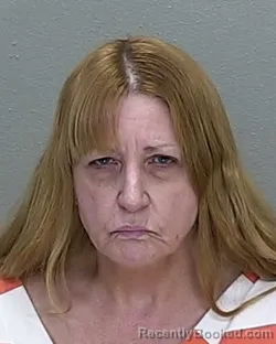 Mugshot of CYNTHIA A OLIVER booked in Marion County, Florida on June 4, 2026