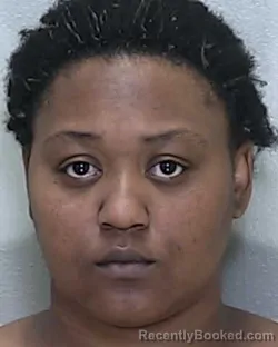 Mugshot of NATALYA THOMAS booked in Marion County, Florida on June 7, 2026