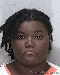 Mugshot of TATYANA NIELIA REGISTER booked in Marion County, Florida on June 11, 2026