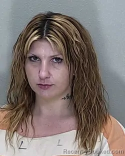 Mugshot of AMANDA SUE FASCIGLIONE booked in Marion County, Florida on June 12, 2026