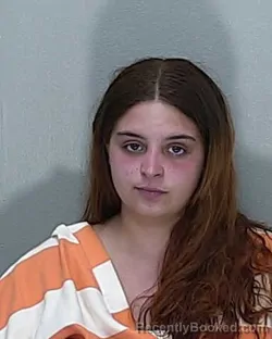 Mugshot of JANELLE GRACE RUPAKUS booked in Marion County, Florida on June 12, 2026