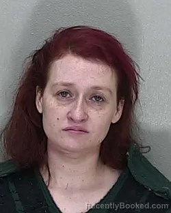Mugshot of JESSICA LEE WATERS booked in Marion County, Florida on June 14, 2026