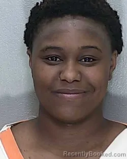 Mugshot of IVORIANNA INDIA TWNAE BROWN booked in Marion County, Florida on June 14, 2026