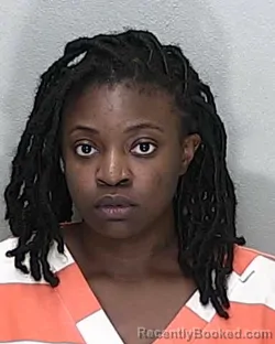 Mugshot of JASMINE NICHOLE FIELDS booked in Marion County, Florida on June 14, 2026