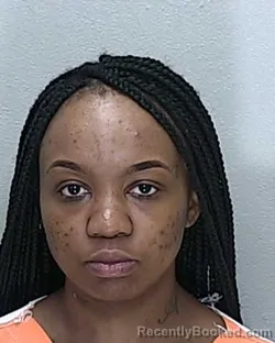 Mugshot of CIERRA AMIYA WHITE booked in Marion County, Florida on June 15, 2026