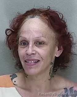 Mugshot of IDALIZ CARABALLO booked in Marion County, Florida on June 16, 2026