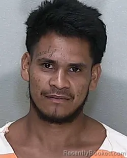 Mugshot of KEVIN OMAR LOPEZ SANTIAGO booked in Marion County, Florida on June 18, 2026