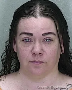 Mugshot of AMBER MARIE GOBLE booked in Marion County, Florida on June 19, 2026