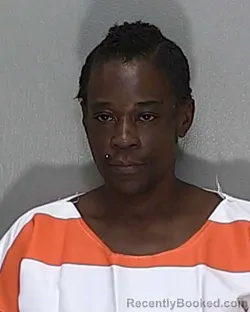 Mugshot of TIFFANY RONYETTA EVANS booked in Marion County, Florida on June 20, 2026