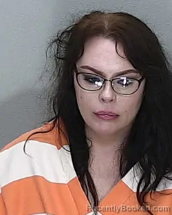 Mugshot of AMANDA JEAN BAUMKER booked in Marion County, Florida on June 20, 2026