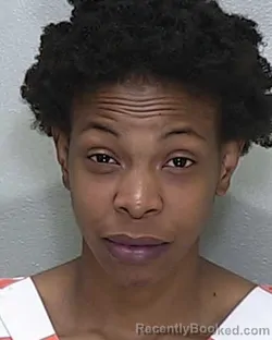 Mugshot of BRINIAH AZARIE OLIVIA DOZIER booked in Marion County, Florida on June 22, 2026