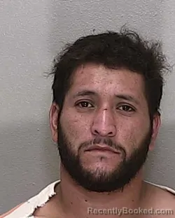 Mugshot of JORGE LUIS REYES GONZALEZ booked in Marion County, Florida on June 22, 2026