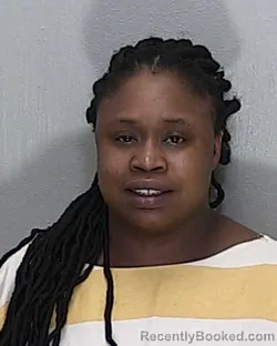Mugshot of QURISSA JENILL DAYMON booked in Marion County, Florida on June 23, 2026