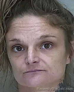 Mugshot of REBECCA LYNN DAVIS booked in Marion County, Florida on June 24, 2026