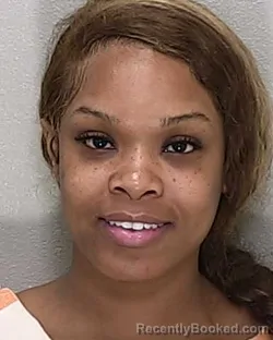Mugshot of KIANA BRESHON BEAN booked in Marion County, Florida on June 26, 2026